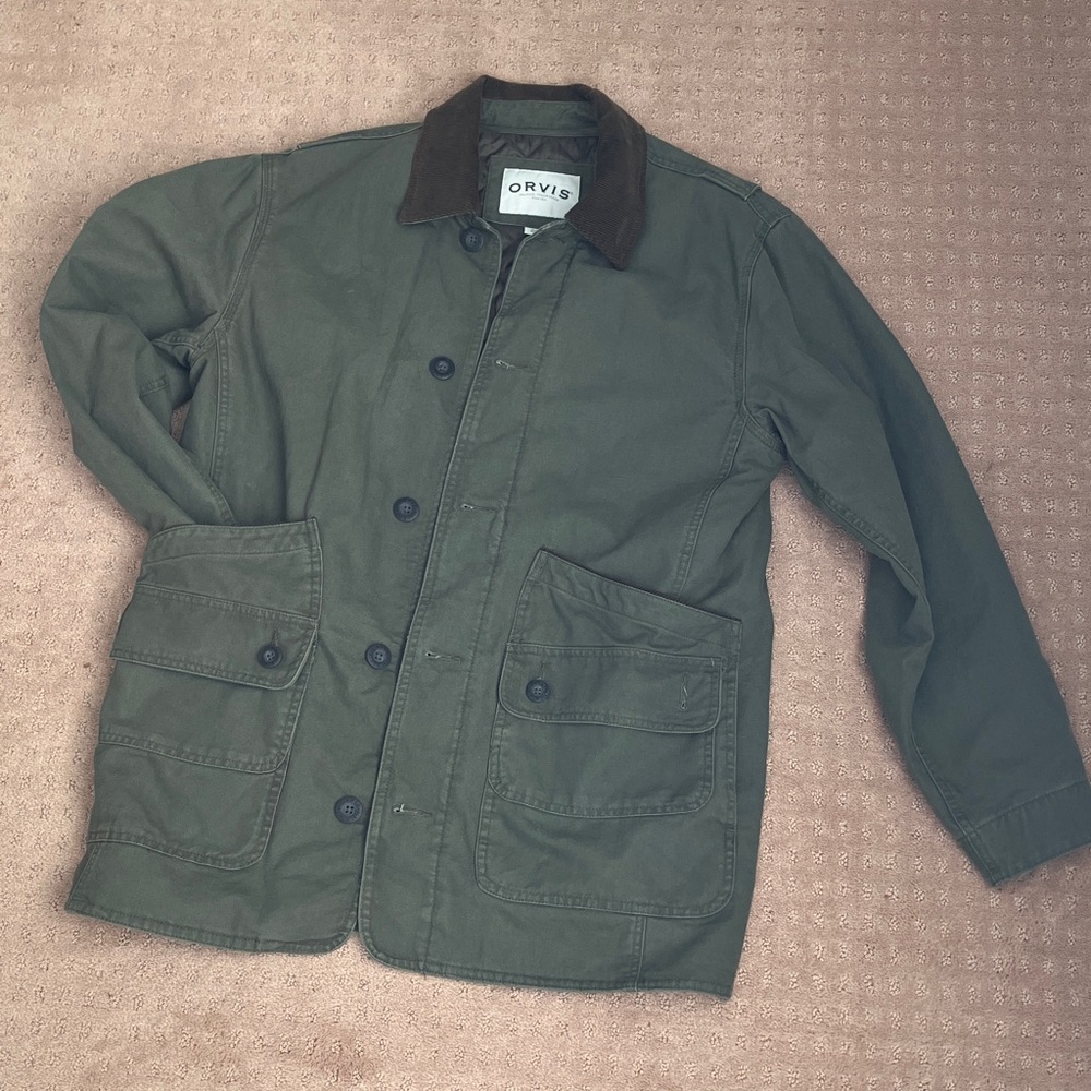 Orvis Men's Olive Field/Barn Jacket